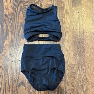 Balera Dance 2 piece Set in Black girls dance convention